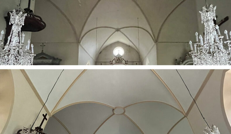 Peinture intérieur église